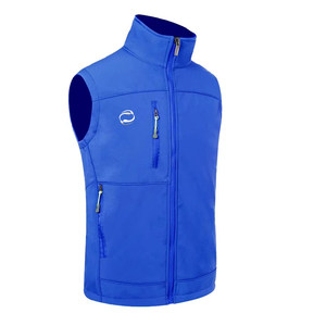 Wholesale <b>Lightweight</b> <b>Men's</b> Softshell Vest <b>Jacket</b> High Quality Softshell Sleeveless Breathable Waterproof Vests for Winter - Product Image 2