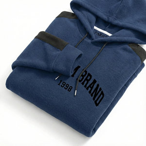 Sweat-shirts à capuche en molleton de qualité supérieure OEM, sur mesure, coupe décontractée, pull-over pour hommes et femmes, sweat-shirts à capuche doux unisexes - Product Image 4