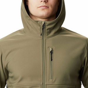 Chaqueta de Mezclilla Ligera de Alta Calidad para Hombre, Otoño, Resistente al Agua, con Capucha, Cuello Alto, 100% Algodón, Buen Precio, para Exteriores - Product Image 5