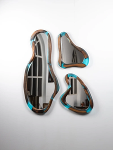 Great Quality In Reasonable Price Modern Look <b>Wooden</b> Wall <b>Mirror</b> Frame For Apartment Wall Decoration Offering Sleek Design - Product Image 3