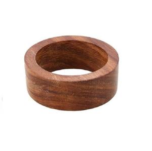 Brownnie <b>Wood</b> Napkin <b>Ring</b> Holder <b>for</b> Dining Kitchen Parties Weddings Bedroom Bathroom Outdoor Table Design Area Tissue Boxes - Product Image 1