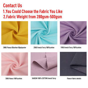 Sweats à capuche unis épais 500gsm Boxy Blank Sweats à capuche personnalisés en molleton de coton surdimensionné pour hommes Fabricant de sweats à capuche courts lourds pour hommes - Product Image 4