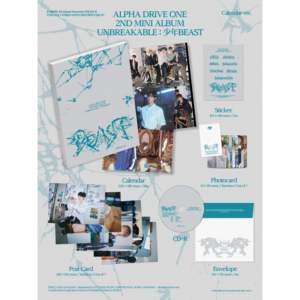[ลดราคา] ALPHA DRIVE ONE - UNBREAKABLE : BEAST มินิอัลบั้มชุดที่ 2 รุ่นปฏิทิน - Product Image 2