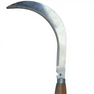 High Quality Wooden Handle <b>Sickle</b> Curved Blade Hand <b>Tool</b> for Harvesting Cutting Grass and Crops Industrial Grade OEM Custom - Product Image 2