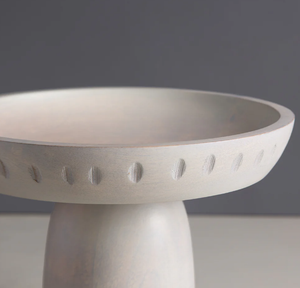 Bols de piédestal en bois de manguier durables personnalisés faits à la main pour servir mélanger salade soupe bol à salade bol à fruits en bois - Product Image 6