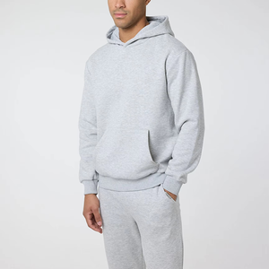 Survêtement pour homme 100% coton personnalisé surdimensionné impression personnalisée tissu confortable offre spéciale ensemble sweat à capuche lourd - Product Image 1