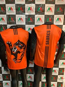 Camiseta de manga larga bordada personalizada para hombre, Camiseta de algodón y LICRA con logotipo impreso de Pakistán, cuello redondo, fotos reales, punto teñido por inmersión - Product Image 6