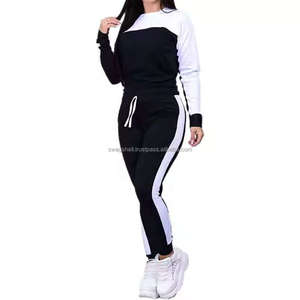 New Professional Custom Logo Unisex Sweat suit Workout Fitness Fleece Plus Size Hoodie and Jogger Tracksuit for Women OEM - Product Image 4