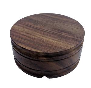 ที่เขี่ยบุหรี่ไม้ทำมือ สำหรับบุหรี่และซิการ์ ที่เขี่ยบุหรี่ไม้ตกแต่ง สำหรับใช้ภายในและภายนอกอาคาร สำหรับบ้านและสำนักงาน - Product Image 5