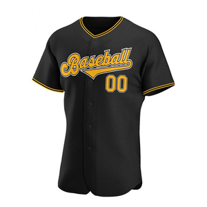 Vente en gros de robes de baseball personnalisées pour jeunes hommes maillots de baseball pour jeunes maillots de softball sublimés col en V - Product Image 4