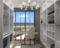 CBMMART Meubles de chambre à coucher sur mesure modernes pour toute la maison, armoires, nouvelle conception, porte en bois et en verre, armoires à portes battantes