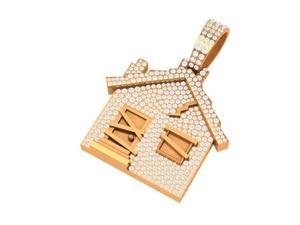 Colgantes de Letras Hip Hop Personalizados de Moissanita VVS Chapados en Oro 10K 14K al por Mayor, Joyería Bling Iced Out para Hombres y Mujeres, Certificado IGI - Product Image 2