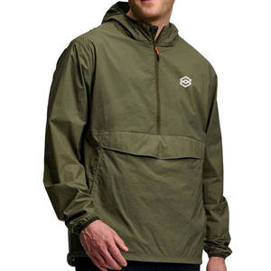 Venta caliente chaqueta cortavientos con capucha para hombres invierno transpirable a prueba de viento personalizable - Product Image 1