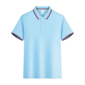 Coton lourd de golf pour hommes à séchage super rapide pour polos motif solide imprimé anti-rides meilleur prix maillot à manches courtes - Product Image 1