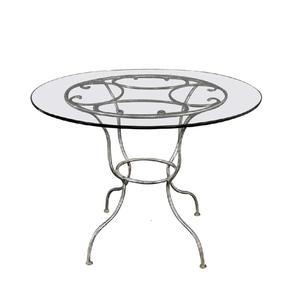 Mesa de centro de Metal decorativa para el hogar y el patio trasero, con tapa de cristal, nuevo diseño, centro de mesa y mesa decorativa para oficina - Product Image 1