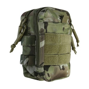 Pochette de rangement - Compatible BTP Molle, panneaux avant/latéraux Molle, compartiments arrière zippés, pochette Molle, camouflage personnalisé - Product Image 1