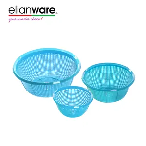 Elianware coador de frutas de plástico multifuncional, filtro coador de cozinha de 6 polegadas, 8 polegadas, filtro de pia de 10 polegadas