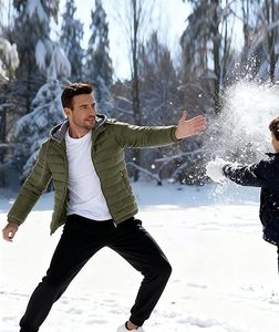 Vestes chaudes d'hiver pour hommes de haute qualité Sweat à capuche matelassé Veste à capuche zippée résistante à l'eau - Product Image 4