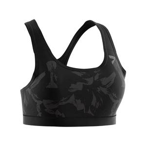 สปอร์ตบราสำหรับผู้หญิงเอวสูงดีไซน์พลัสไซส์พร้อมโลโก้ด้านหน้าสำหรับเพาะกายและฟิตเนส - Product Image 3