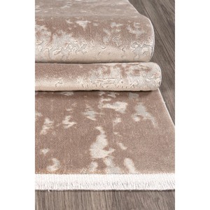 Alfombra Moderna Beige MD010 de Netline Home Depot, 80x150 cm, Fibras Sintéticas Duraderas, No Deshilachan, Fácil de Limpiar, para Dormitorio y Estudio - Product Image 4