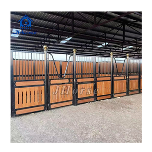 现代预制移动马厩室内外使用绞线编织竹马马厩套件 - Product Image 1