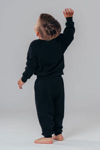 Ensemble de vêtements pour garçon adolescent en coton OEM, sweat à capuche et pantalon, 2 pièces, survêtement pour bébé, ensembles de survêtements assortis pour enfants - Product Image 6