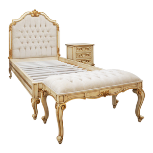 Cadre de lit de luxe en bois massif, meubles de chambre à coucher, lit en bois de Style européen, meilleure qualité pour meubles de chambre à coucher - Product Image 1