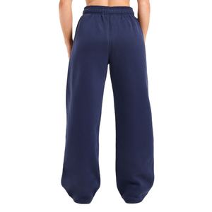 Pantalones Deportivos Anchos de Gran Tamaño para Mujer, Pantalones Deportivos de Algodón y Felpa, Logotipo Personalizado, Lisos, Corte Recto - Product Image 2