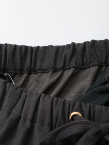 2025 automne nouveau femmes taille moyenne cravate droite décontracté respirant pantalon plat avant confortable élastique fermeture imprimer - Product Image 4