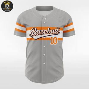 เสื้อเบสบอลผ้าโพลีเอสเตอร์สำหรับผู้ชายเครื่องแบบกีฬาสั่งทำใหม่บริการ OEM ตามสั่งพร้อมตัวเลือกขนาดพิเศษ - Product Image 3