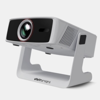 Projecteur LED intelligent portable VIVIBRIGHT G2000, projecteur 1100 ANSI avec correction automatique de la distorsion trapézoïdale et divertissement à domicile
