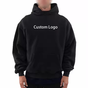 Sudaderas con capucha de algodón de alta calidad para hombre, personalizadas, de talla grande, con hombros caídos, gruesas, lisas, diseño en blanco, logotipo personalizado, conjunto de sudadera y pantalones - Product Image 3
