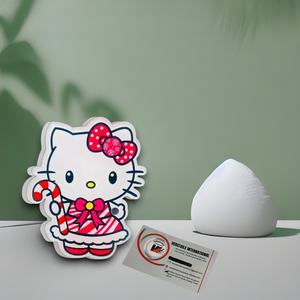 Azulejos Magnéticos Acrílicos Reutilizables y Duraderos para Extensión de Pestañas con Diseños de Corazón, Flor y Ovalados de Hello Kitty para Navidad, Marca Privada - Product Image 3