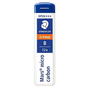 STAEDTLER Mars Micro Carbon 250, Mina de Lápiz Negra de 0.9 mm, Paquete de 12 - Product Image 3