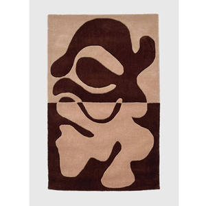 Custom Organic Fusion Hand Tufted Wool <b>Rug</b> Unique Modern Abstract Pattern Artistic Design Customizable Handmade Floor Carpet - Product Image 2