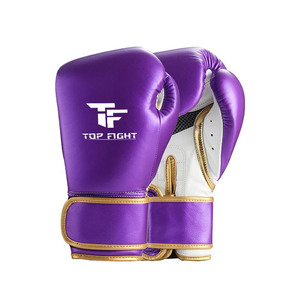Gants de boxe en cuir PU de qualité supérieure, sangle de poignet réglable, design à doigts entiers, personnalisables pour les arts martiaux - Product Image 6