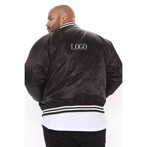 Chaqueta universitaria Bomber de béisbol con logotipo bordado de marca de alta calidad personalizada para hombre de servicio OEM - Product Image 6