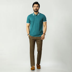 Vente directe d'usine, polo pour homme, design uni personnalisé, fabriqué en tissu de haute qualité, prix respirant, polo grande taille pour homme - Product Image 6