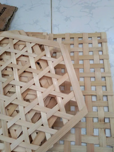 สายรัดไม้ไผ่สานติดผนังเป็นมิตรต่อสิ่งแวดล้อมสไตล์คลาสสิก - Product Image 5