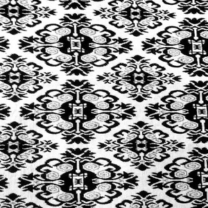 Designer Jacquard Tissu Tissé Écologique Vêtements pour Femmes Vestes Sacs Respirant Fil Lourd Teint Noir Blanc Warp Garçons - Product Image 5