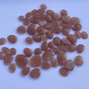 8mm 12mm Natural Sunstone facetado rebanada gota Talpe piedras sueltas piedras preciosas Ajuste de joyería a granel venta al por mayor piedra fina calidad AAA - Product Image 4