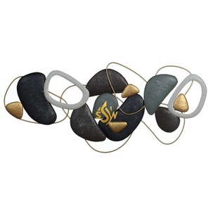 Hecho de Metal Arte de la pared Oro Pulido Último diseño Decoración Arte de la pared Arte creativo Hogar Sala de estar Arte de la pared de lujo Buen precio - Product Image 2