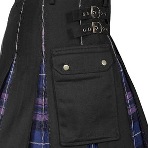 Men's Short <b>Skirt</b> Traditional Practical Kilt Men's <b>Skirt</b> Kilt New Fashion <b>Pocket</b> Scottish Kilts for Men's - Product Image 6