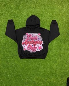 Sudadera con Capucha Oversize 100% Algodón de Secado Rápido, Antiarrugas, Forro Polar, Estilo Urbano de Invierno, Impresión Digital, Bolsillo Personalizado - Product Image 3