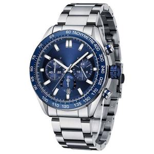 Montre automatique de luxe pour homme, fabriquée avec un boîtier en acier inoxydable durable et un cadran en céramique noire doté d'un verre anti-rayures. - Product Image 2