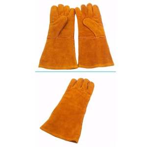 Guantes de dedo de fuego y palma para soldadores, guantes de soldadura de Palma reforzados personalizados con guantes de soldadura de costura de hilo - Product Image 2