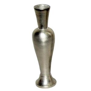 Florero de aluminio de alta calidad con acabado plateado para decoración del hogar Florero de metal para Decoración de mesa - Product Image 1