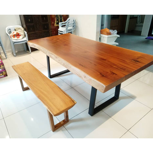 Table à manger en bois de rose de haute qualité pour une couleur naturelle pour les meubles de salle à manger et de villa - Product Image 1