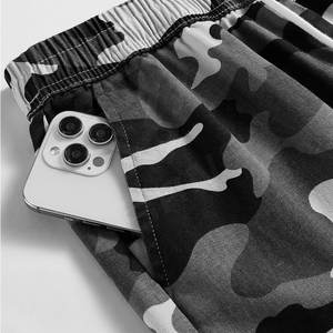 Personalizado de secado rápido transpirable elástico Spandex poliéster Cargo ropa de hombre de talla grande pantalones cortos de hombre de estilo callejero - Product Image 6