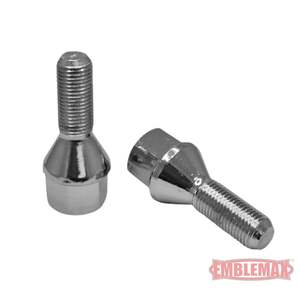 Emblemax 2301 Boulons de roue à cône en acier chromé de haute qualité M12X1.25 pour Fiat/Peugeot/Citroën 19 16 pièces - Product Image 3